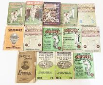 The Playfair Cricket annual from 1950's, 1960's, 1970's, 1980's, etc (6 boxes)