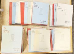 The Cricket Quarterly, vol 1, no.1 1963 through to 1966 (cannot guarantee this is the complete run)