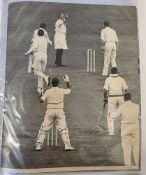 Press photos the West Indies and individuals, to include Ramadhin his run-out as Shepherd rolls