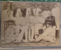 Assorted photographs of varying dates to include The Players Eleven 1891, The Oval, to include
