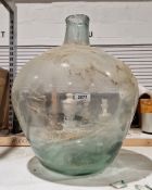 Glass demijohn/carboy (please note VAT will be payable on the hammer)