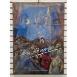Marc Chagall 'Zum.100 Geburtstag' 100th birthday calendar circa 1987, 83cm x 59cm, together with