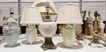Six modern table lamps (6)