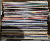 Collection of 12 Elton John vinyl LP albums together with a quantity of mainly 1980's albums from