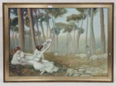 After Henry Ryland (1856-1924) Giclee print on canvas 
