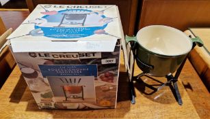 Le Creuset fondue set