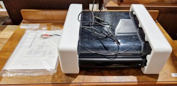 Boxed Sony stereo turntable system, model PS-LX56, circa 1993 with instruction manual