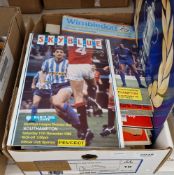 Quantity of vintage football programmes to include Tottenham Hotspur v Southampton 1970, 1969