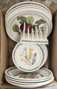 Small quantity of Portmeirion Botanic Gardens and Pomona pattern chinawares to include plates,