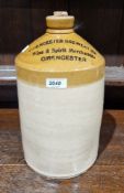 Stoneware flagon inscribed 'Cirencester Brewery Limited, Wine and Spirit Merchants, Cirencester'