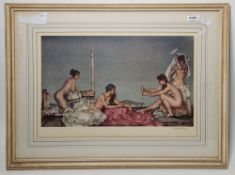 After Sir William Russell Flint (1880-1969) Print in colours 
