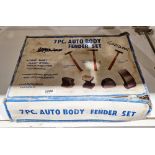 Seven piece autobody car fender set