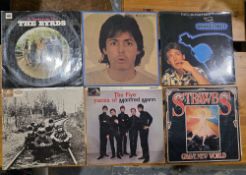 Collection of The Beatles vinyl LP albums to include Sgt Peppers Lonely Hearts Club Band (YEX