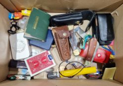 Mixed lot of collectable items including Shanghai Tang Chairman Mao watch, Cohiba Siglo V cigar,