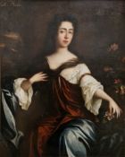 English school in the manner of Sir Peter Lely (1618-1680) Oil on canvas  Three-quarter length