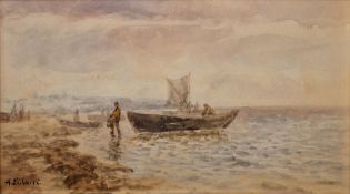 Holger Lübbers (Danish, 1850-1931) Watercolour 