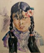 Lene Schneider-Kainer (Austria, 1885/91-1971/74) Watercolour drawing 