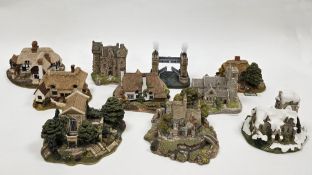 Ten Lilliput Lane models including 'Hestercombe Gardens' limited edition no. 3409 with certificate