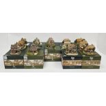 14 Lillliput Lane model cottages including 'Coronation Arms', 'Out for a Duck', 'The Flower Basket',
