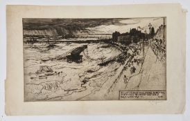 Robert Charles Goff (1837-1922) Etching 