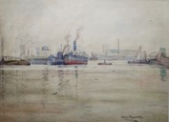 Robert D Pasquoll (Scottish 1881-1927) Watercolour 