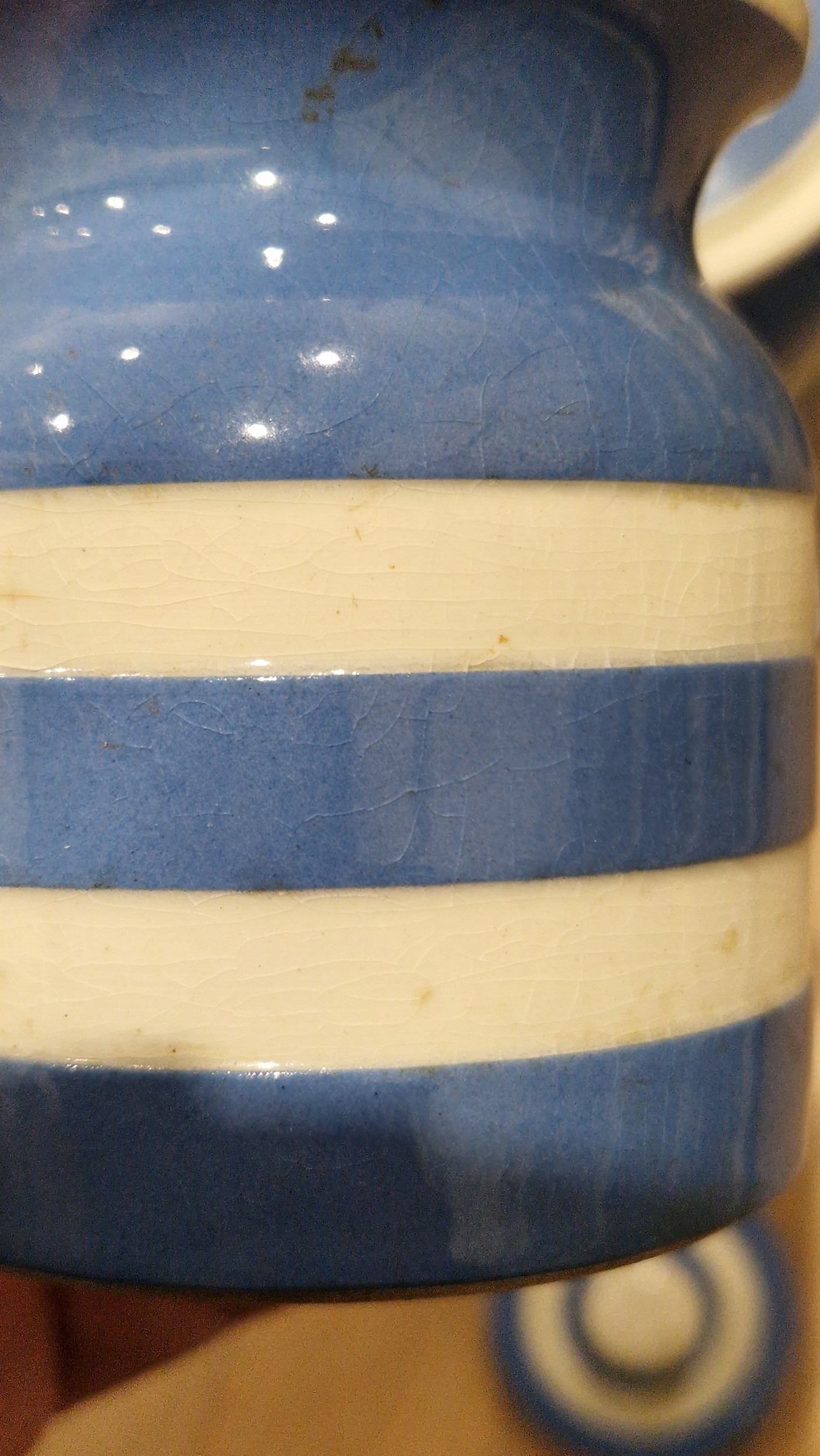 Group of TG Green Cornishware storage jars and covers in sizes, printed green marks, mid-20th - Image 9 of 22