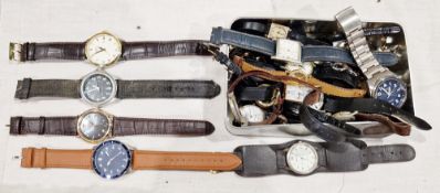 Collection of watches, mainly quartz and fashion, including Citizen and Sekonda