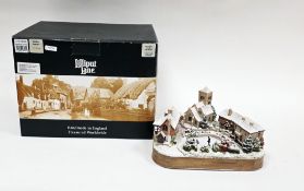Lilliput Lane cottage 'Holiday on Ice', L3131 limited edition no. 396, with box and certificate of