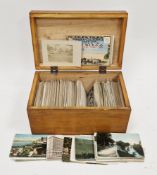 Large collection of postcards mainly from the early 20th century, black & white and colour including