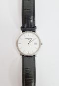 Gentleman's Frederique Constant (Geneva) stainless steel cased wristwatch, with white dial, with
