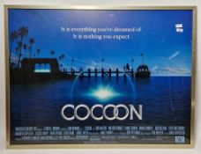 Original Cocoon (1985) UK quad film posters, printed by Lonsdale & Bartholomew Ltd, 76cm x 101cm,