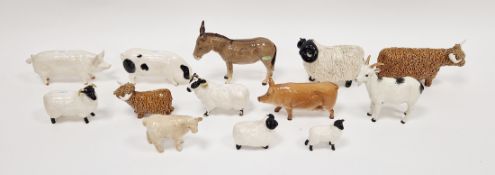 Collection of Beswick Pottery, Castle Wynd and Royal Doulton models of animals, including: Castle