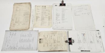 Collection of film and tv related ephemera belonging to the film maker Paddy Carpenter, mostly