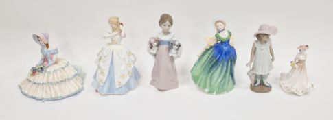 Collection of Royal Doulton bone china figures of ladies including 'Daydreams' HN1731, 'Laura'
