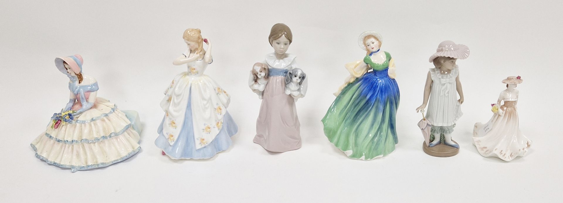 Collection of Royal Doulton bone china figures of ladies including 'Daydreams' HN1731, 'Laura'