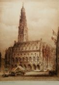 James Alphege Brewer (act. 1909-1938) Etching and aquatint 