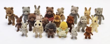 Sylvanian Families mixed figures to include rhino, rabbit, bears, giraffe, etc
