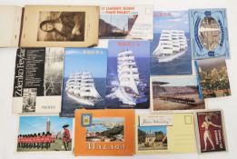 Souvenir postcard albums and collections to include Faulkner & Co.'s pictorial postcards 'The