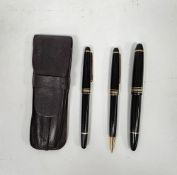Montblanc Meisterstuck no 146 fountain pen, with 14K 4810 nib, together with a Montblanc