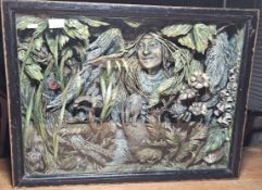 Margaret Ellis (contemporary), a diorama depicting a woman with long hair surrounded by woodland