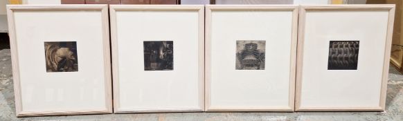 Twenty-three photographic prints of architecture, furnishings, natural objects, mechanical objects