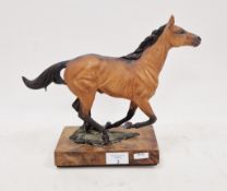 Albany Fine China Ltd limited edition equestrian model of Thoroughbred, modelled by David