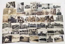 Quantity 19th century and later photographs to include portraits, the 'Camden Mowers' and some