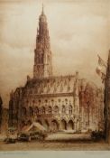 James Alphege Brewer (act. 1909-1938) Etching and aquatint 