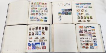 Seven folders of mainly 20th-century British and World stamps, together with stamps on paper,