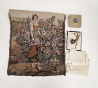 Assorted collectables, including: a collection of 19th century paper cut-out patterns for making