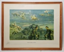 After Snaffles - Charles Johnson Payne (1884-1967) Colour photolithograph 'Once Upon a Time', signed