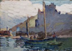 A.J.C. possibly Alfred James Collister (1869-1962) Watercolour Three watercolours depicting