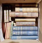 Collection of leather bound and other books including Thier's Consulate and Empire dated 1861, The