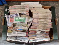 Collection of modern tramway and light railway review magazines dating from the 1960's to the 2000s